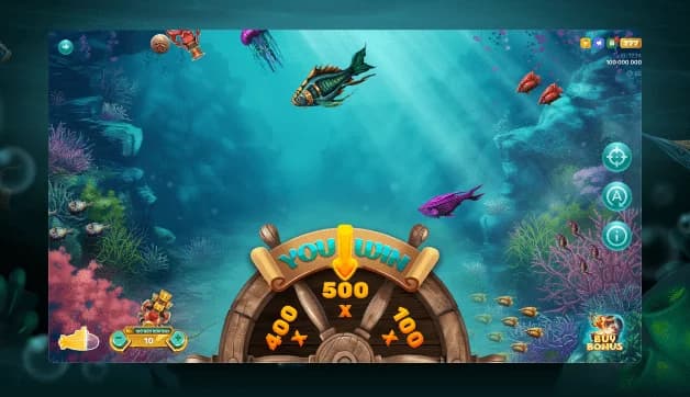 Special fish and underwater action in King of Ocean